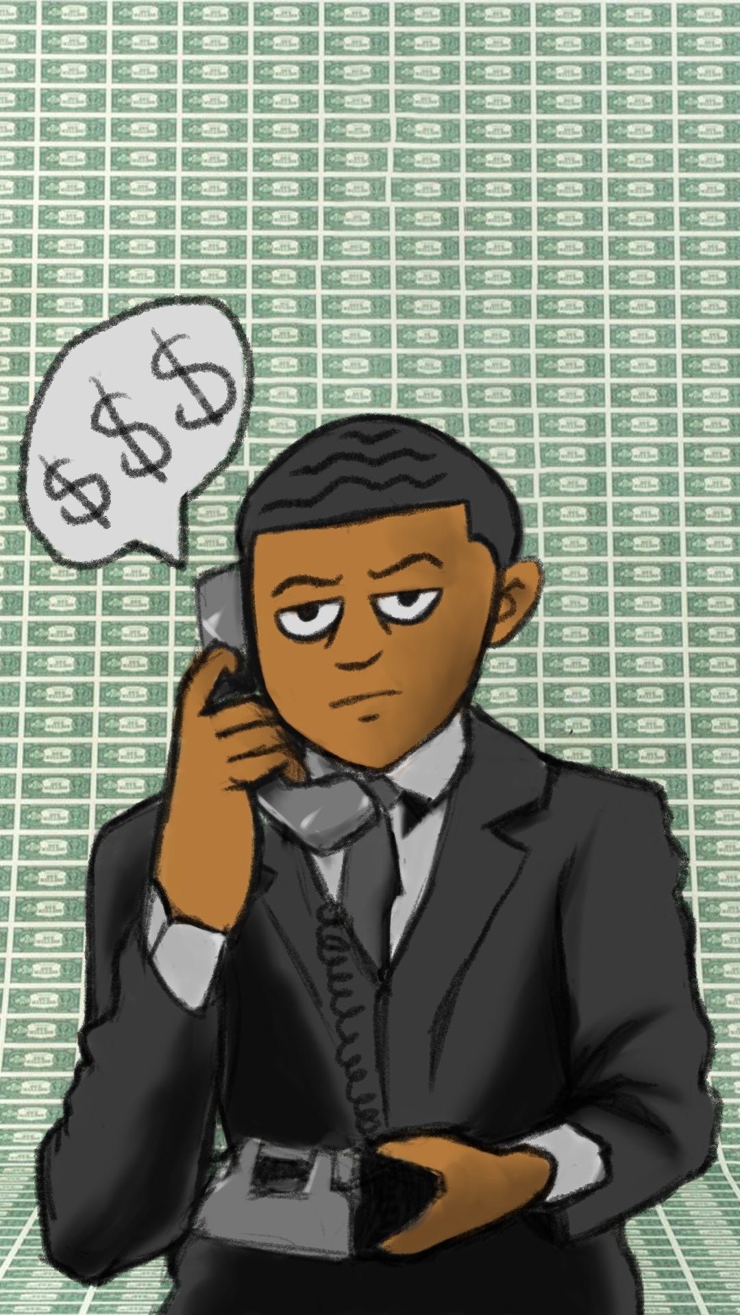 Business man print