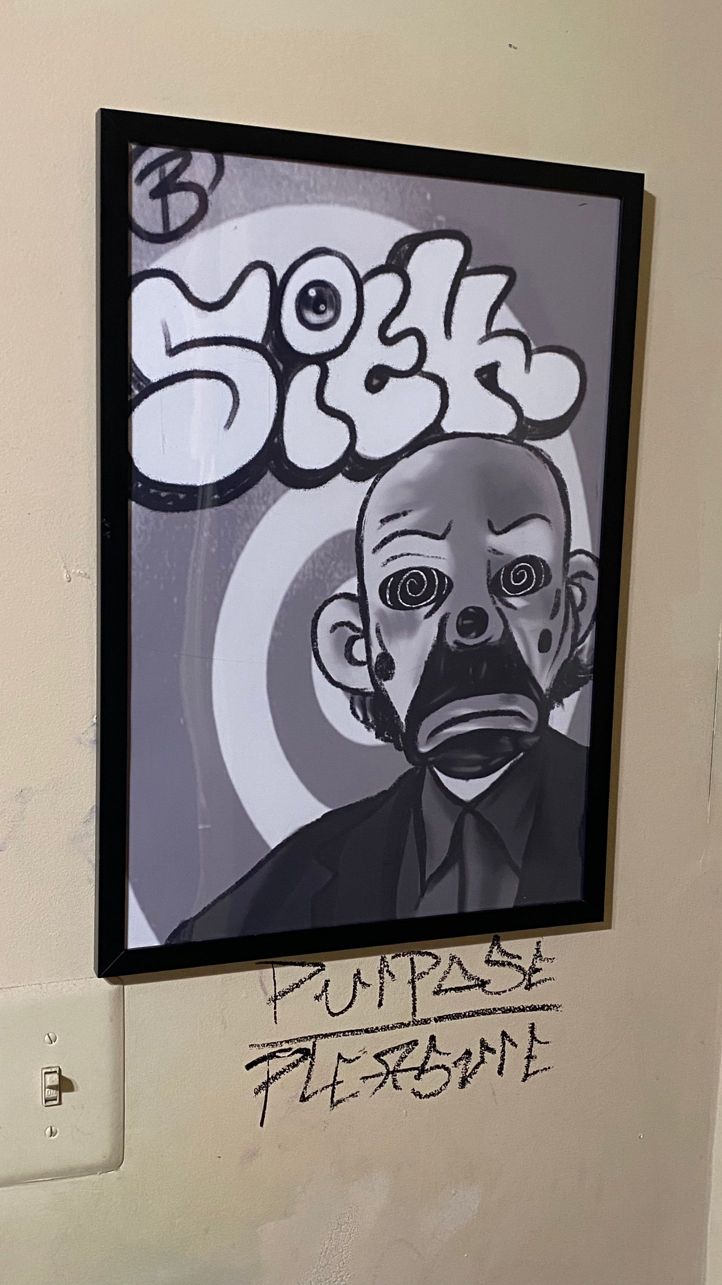 Clowned sicko Print